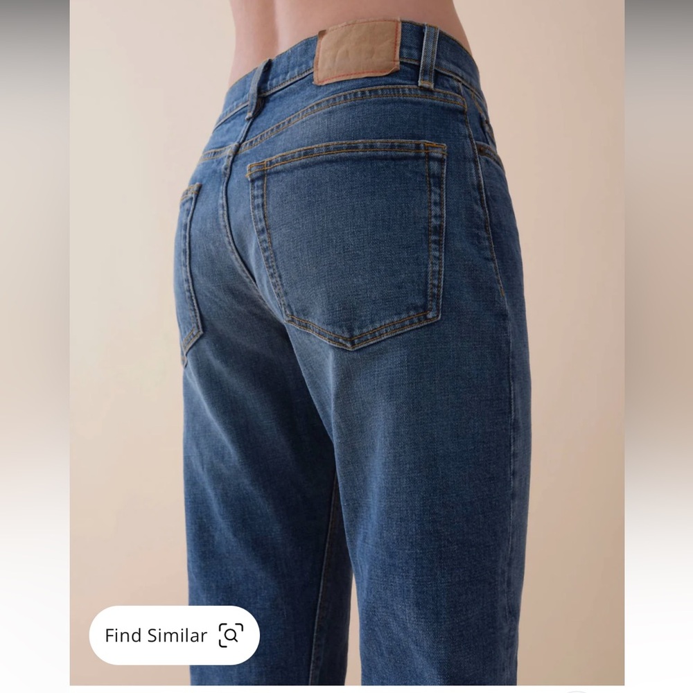 Denim Blue Men's Straight Jeans